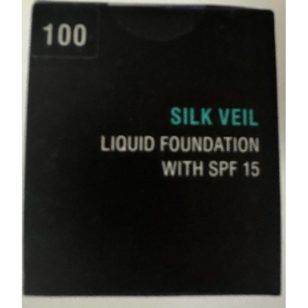 Lisi Cosmetics Silk Veil Liquid Foundation 100 w/ SPF 15 NIB 1.05 fl oz - Picture 2 of 3